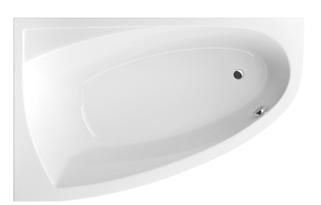Wanny akrylowe Aquaria Comfort Wanna akrylowa narożna biała w komplecie z nóżkami Rozmiar (mm) Pojemność (l) Dł. przelewu (mm) Do przelewu Min. dla hydro. Bateria ścienna (min. dł.