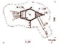 5.37.10 Statek Sindbada 1 wieża do zabawy (rufa); 1.5/2.0 x 1.5 m; wys. podestu = 1.