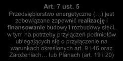 Rysunek 1 Planowanie energetyczne na szczeblu lokalnym Prezydent / Burmistrz / Wójt Opracowuje (art. 19 ust. 1) Przedsiębiorstwo energetyczne Opracowuje PLAN ROZWOJU (art. 16 ust.