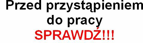 elektrycznego zawsze należy sprawdzić, czy