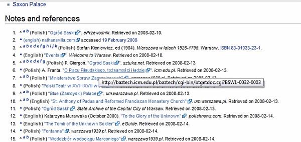 Opis artykułu w BazTech-u jako cytowanie w tekście, w bazie pełnotekstowej Źródło: ERICKSON, J. Was George Konstanza a Computer Programmer? W: Dr Dobb s [online]. [Dostęp 9 maja 2009].