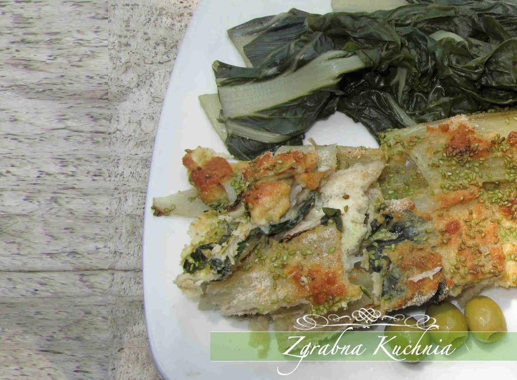 Zapiekanka z Pak Choi Pak Choi, kapustę chińską uprawianą w