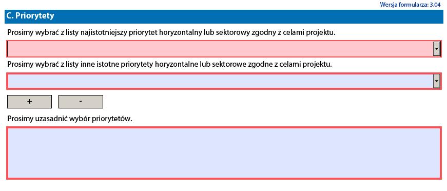 AKCJA 2. PARTNERSTWA STRATEGICZNE NA RZECZ EDUKACJI DOROSŁYCH Należy wybrać co najmniej jeden priorytet dla danego sektora lub jeden priorytet horyzontalny.