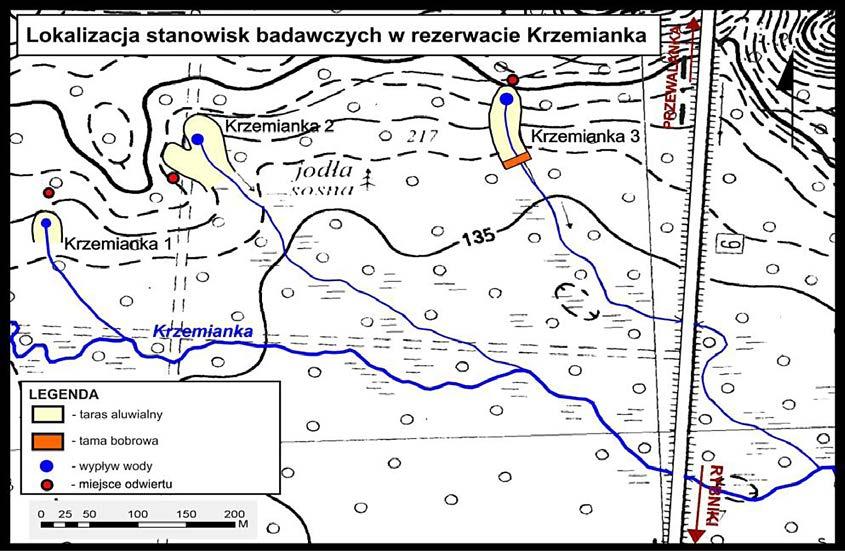 CHARAKTERYSTYKA TERENU I METODYKA BADAŃ Wytypowane punkty badawcze znajdują się w rezerwatach położonych w granicach Parku Krajobrazowego Puszczy Knyszyńskiej im. Prof. Witolda Sławińskiego.