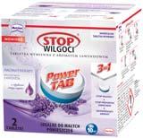 Metylan PowerTAB 3w1 wystarcza na około 2 m-ce w pomieszczeniu do 25 m 3 (10 m 2 ) METYLAN STOP PLEŚNI METYLAN STOP WILGOCI NOWOŚĆ STOP WILGOCI Saszetki Lawendowe Minifresh 2x50 g mini pochłaniacz