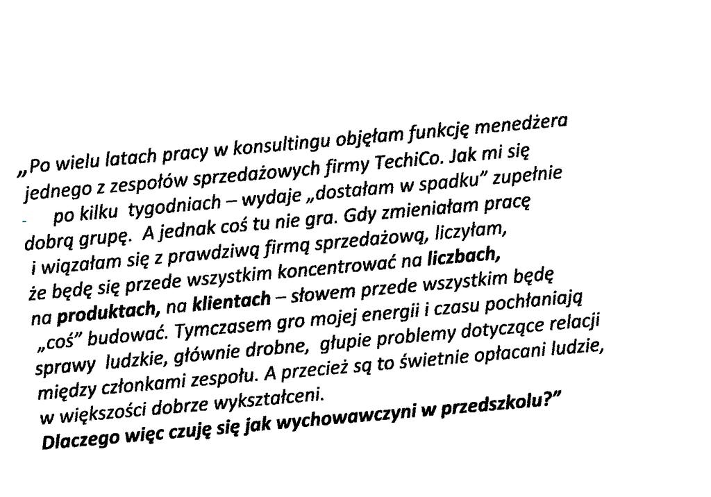Budowanie i rozwój zespołu o wysokim poziomie wykonawczym Z pamiętnika ( nie tak bardzo) młodej