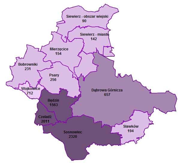 W nawiązaniu do sytuacji demograficznej na Obszarze Funkcjonalnym, wspomnieć należy również o gęstości zaludnienia, która jest jednym z mierników nasycenia danego obszaru czynnikiem ludzkim.