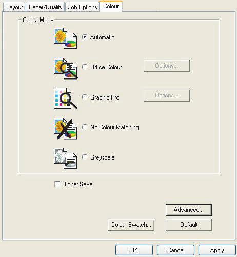 Sterownik PostScript dla systemu Windows 1.