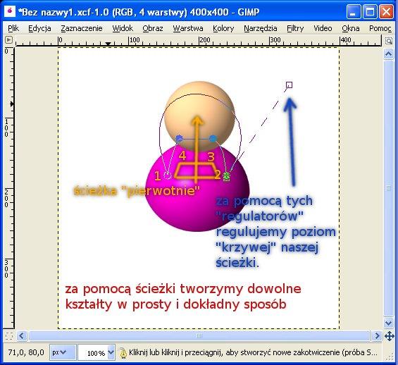 Kiedy skończymy projektować ścieżkę, klikamy w opcjach