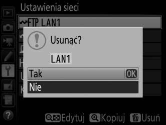 Utwórz profil Wybierz Kreator połączenia, aby utworzyć profile sieci przy pomocy kreatora (08, 41), lub Skonfiguruj manualnie, aby manualnie wprowadzić ustawienia FTP i HTTP serwera (075).