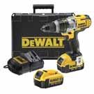 DCD710N Bez wyposażenia standardowego 10,8 V 180 W 0-400/0-1500 obr/min 1,5-10 mm 24 Nm/ 15 Nm 19 mm 10 mm 1,1 kg 339 PLN 416,97 PLN 989 PLN 1216,47 PLN 18V Technologia akumulatorów Maks.
