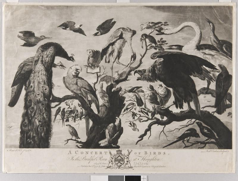 Ptasi koncert, 1778, Richard Earlom, Muzeum Narodowe w Warszawie Początek epoki klasycznej wyznacza styl galant, który czasowo obejmuje lata 1720-1780.