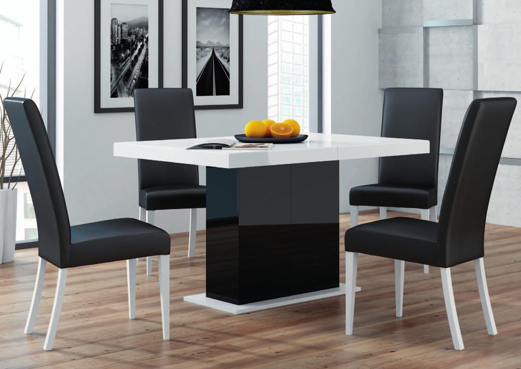Lorenz 90 130-265 76 /cm Każdy model stołu lakierowany na wysoki połysk jest