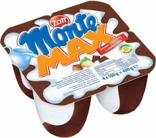 Deser MONTE 4 x 100 g koszt 100 g -