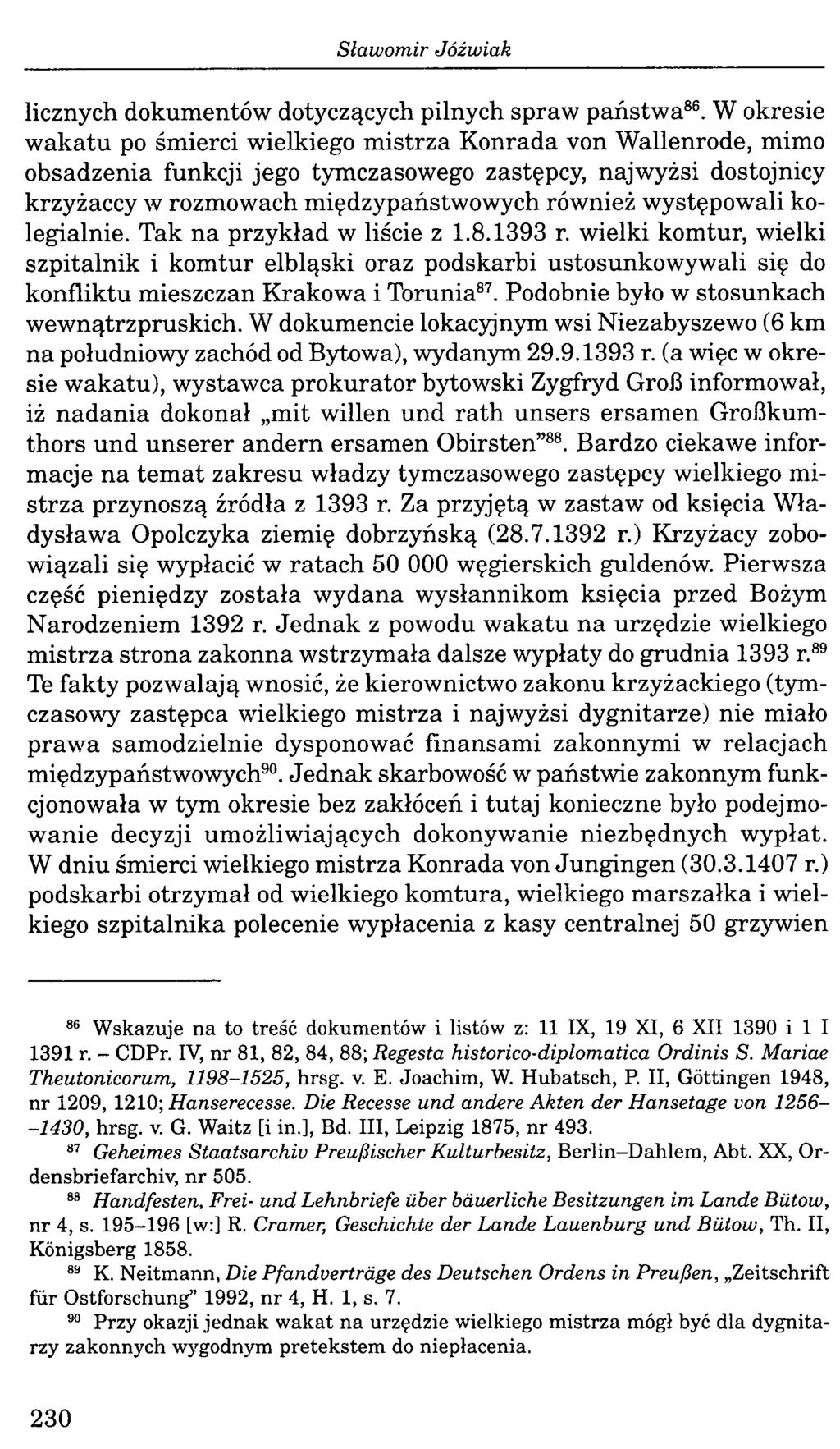 licznych dokumentów dotyczących pilnych spraw państw a86.