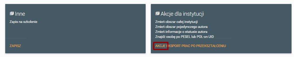 nieposiadających numeru pesel) lub POL-on UID. Usługa obejmuje wszystkich pracowników i doktorantów z systemu POL-on.