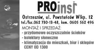 wtorek - 16 marca