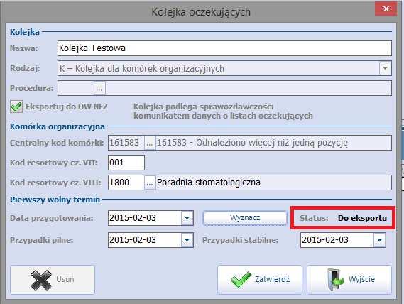 2. Do eksportu.