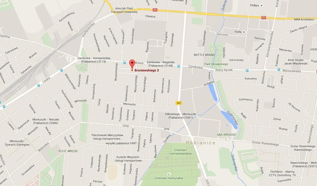 OPERAT SZACUNKOWY Z OSZACOWANIA WARTOŚCI RYNKOWEJ PRAWA WŁASNOŚCI LOKALU NR 55, STANOWIĄCEGO ODRĘBNĄ NIERUCHOMOŚĆ POŁOŻONEGO W PABIANICACH W BUDYNKU PRZY ULICY BRONIEWSKIEGO 3, WRAZ Z UDZIAŁEM W