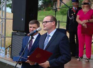 Po powitaniu gości Wiceprezes Zarządu OSP w Celinach Druh Edward Marchański odczytał fragmenty kroniki OSP Celiny. Kolejnym punktem uroczystości było wręczenie odznaczeń.