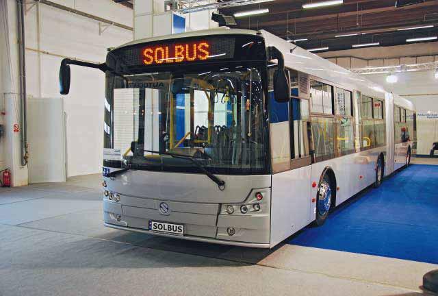 Premiera przegubowej wersji Solbusa Solcity 18M MAN Lion s Coach Scania Irizar Century 44 AUTOBUSY więcej niż rok wcześniej.