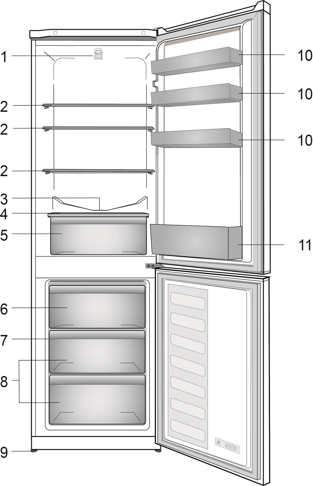1 Figures that take place in this instruction manual are schematic and may not correspond exactly with your product.