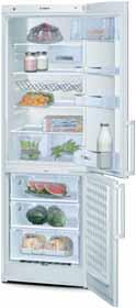 mniej) Automatyka zamrażania Komora szybkiego mrożenia Kostkarka twistowa Zdolność zamrażania: 8 kg/24 h produktów w przypadku awarii: 17 h Zamrażarka 66 l (18 C i mniej) Półka ażurowa o zmiennej