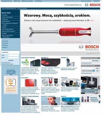 Poznaj świat marki Bosch Zapraszamy na www.bosch-home.
