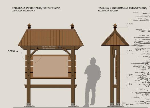 płatwi o śr. 8-10 cm i dwóch belek o śr. 6 cm. Płatwie mocowane do belki pułapowej o przekroju prostokątnym 10x8 cm.