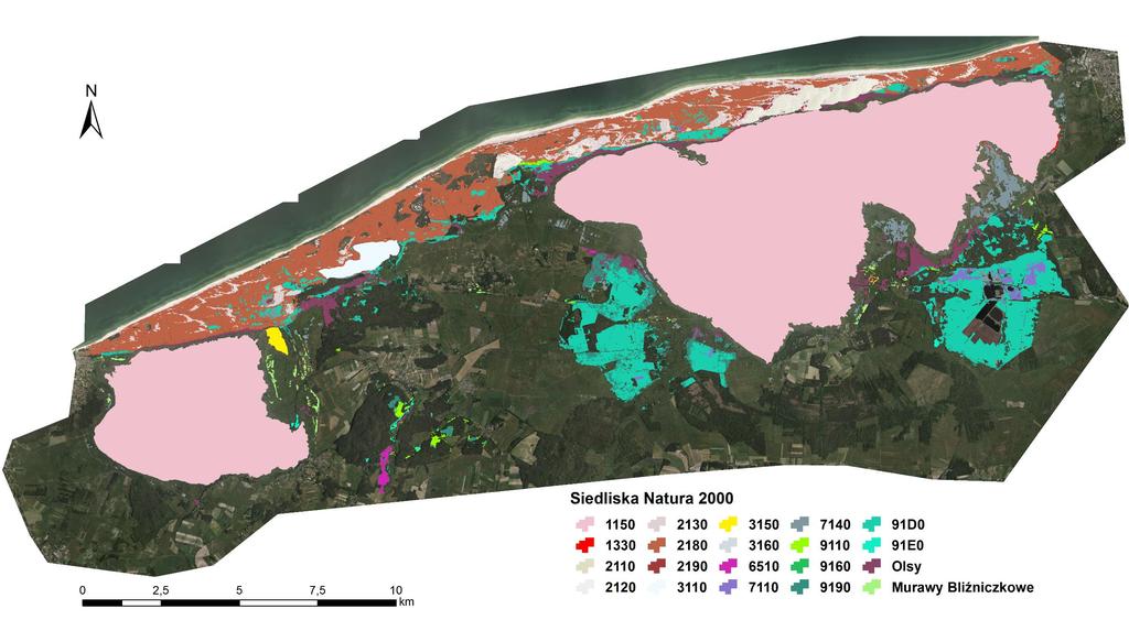 Walor: Mapa siedlisk przyrodniczych Natura 2000