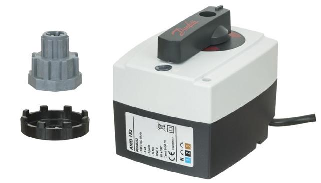 Arkusz informacyjny Elektryczne siłowniki obrotowe AMB 162, AMB 182 Opis Dane podstawowe: napięcie znamionowe: siłownik 2- i 3-punktowy: 230 V AC, 50/60 Hz; V AC, 50/60 Hz; analogowe: V AC/DC; moment