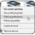 drukarkę QR-588 Label. Wybierz z listy preferencje drukowania.