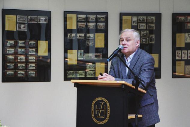 , zwracając uwagę na to, że choć uwarunkowania zewnętrzne się zmieniły, to omawiane wówczas idee są wciąż aktualne. Pierwszym prelegentem był prof. Franciszek Midura (fot.