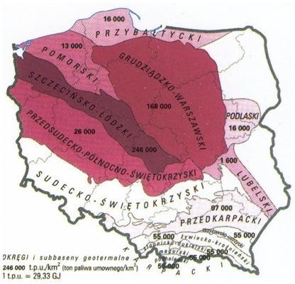 3.8.4. Energia geotermalna Gmina Mochowo znajduje się na terenie grudziądzko-warszawskiego okręgu geotermalnego, o powierzchni około 70 tys.