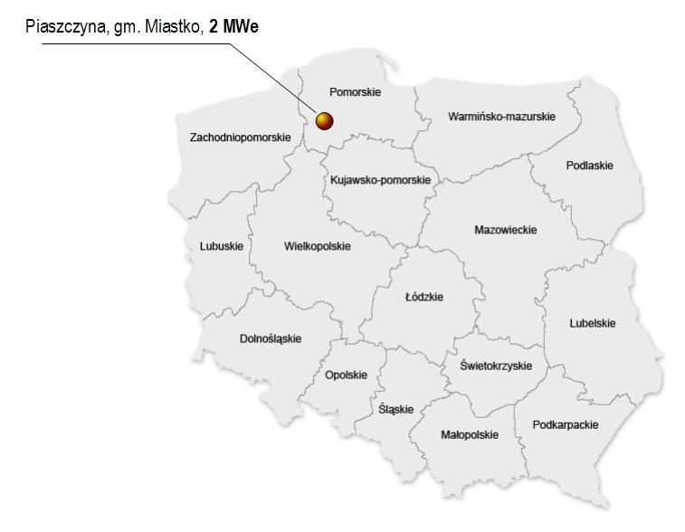 Podstawowe informacje o projekcie Wnioskodawca: Lokalizacja projektu: Piaszczyna,