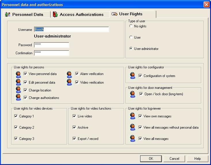 64 pl Uprawnienia użytkownika Access Professional Edition 2.