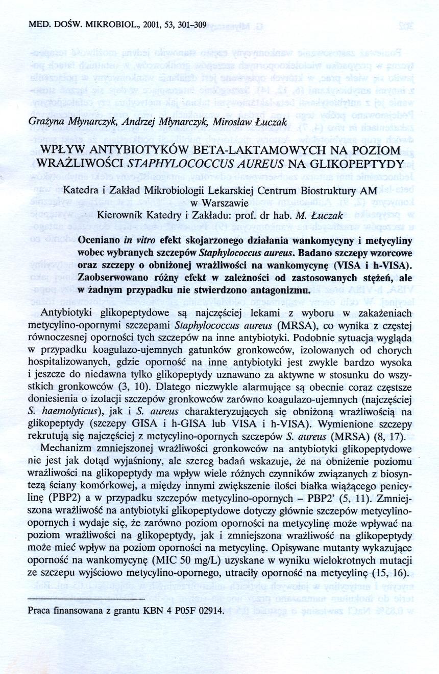 MED. DOSW.