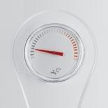 338 83 042 50 2000 h 36 88,3 7 98 x 338 84 33 () - temperatura wody magazynowanej 65 C (ΔT=50 C) 2 atlantic zewnętrzne pokrętło regulacji zakresu temperatury wody 5-65 C, świetlny wskaźnik trybu