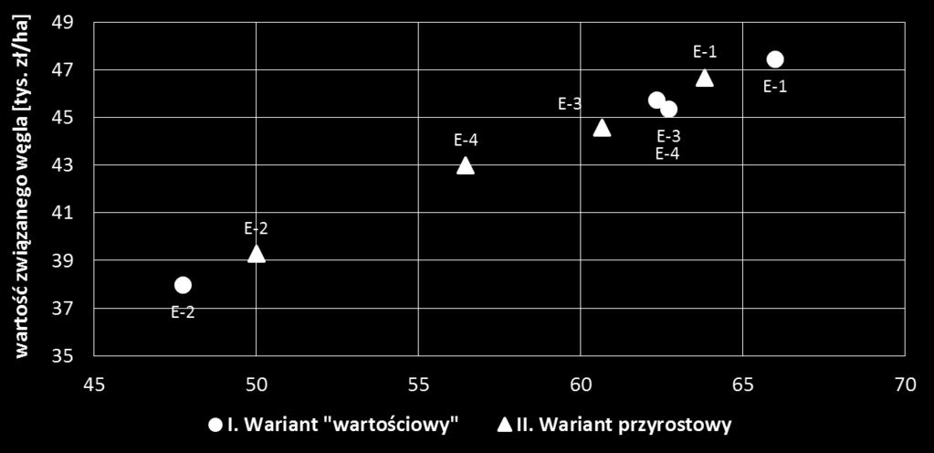 Wyniki optymalizacji Rodzaj modelu I. Wariant "wartościowy" II.