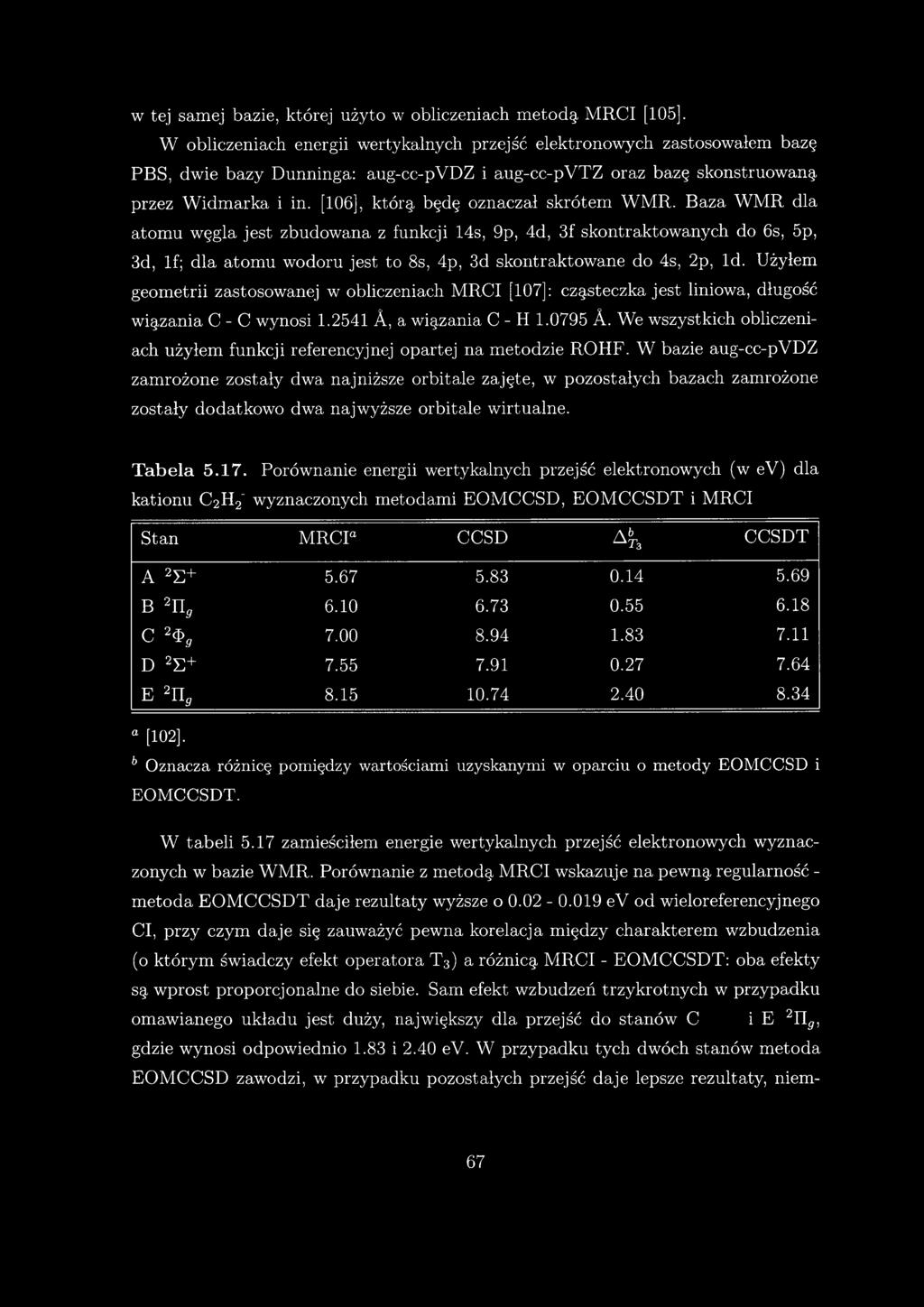 [106], którą będę oznaczał skrótem WMR.