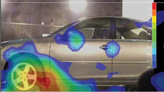 Według źródła owstania, hałas związany z ruchem samochodu można odzielić na: mechaniczny oraz aerodynamiczny (hydrodynamiczny).