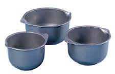 Miski kuchenne miska z korkiem 9,6l 34x34x15cm baci and tappi kpl. misek 3el.