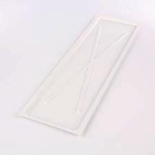 Suszarki, ociekacze do naczyń tacka biała szeroka 75x24,7cm tacka biała wąska 75x22,5cm tacka srebrna