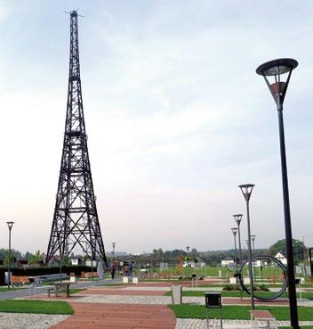 inwestycje 91 nowych urządzeń na placach. Będą kolejne! Sensoryczna atrakcja gotowa! Szumiące rury, armata powietrzna, organy rurowe, anteny paraboliczne, gongi.