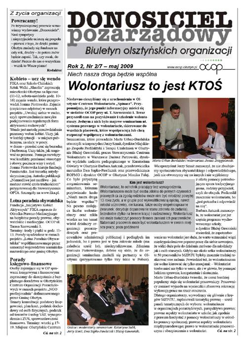 Osoby zajmujące się w organizacji sprawami księgowymi i finansowymi zapraszamy do skorzystania z bezpłatnego doradztwa we wtorki godz. 17-18.