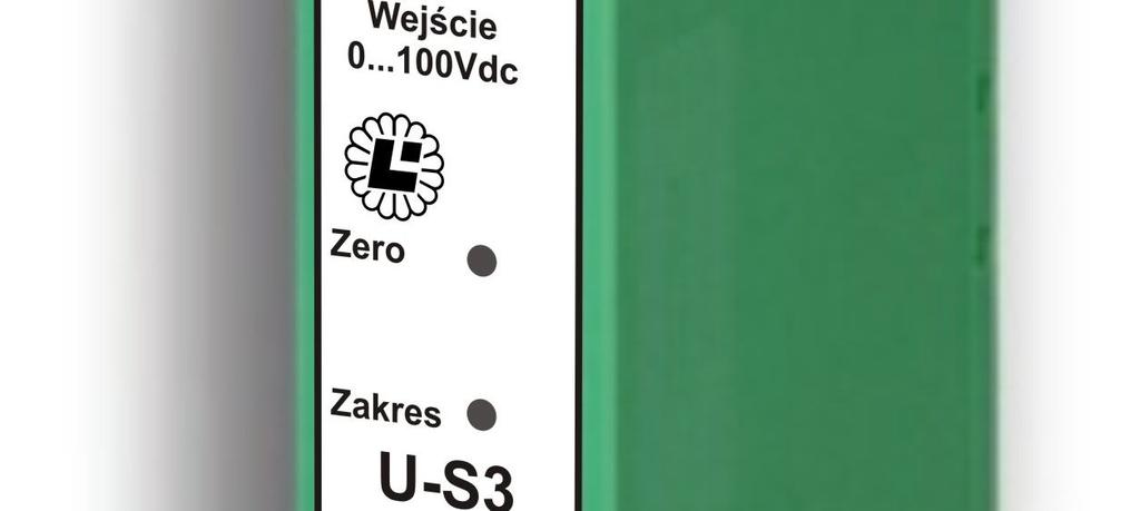 US3 zawiera w swej strukturze układ linearyzacji charakterystyki oraz układ kompensacji temperatury zimnych końców termopary i wtedy niezbędna są przewody kompensacyjne.