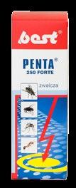 Penta 250 FORTE Polcyp 5 WP Preparat owadobójczy do bezpośredniego stosowania w formie aerozolu przeznaczony do zwalczania owadów biegających (prusaków, karaluchów, rybików cukrowych, mrówek) i