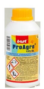 ProAgro 125 SL Preparat w formie koncentratu do rozcieńczania wodą przeznaczony do zwalczania szkodliwych owadów w pomieszczeniach. Pełen efekt biobójczy następuje w czasie 24 godzin.