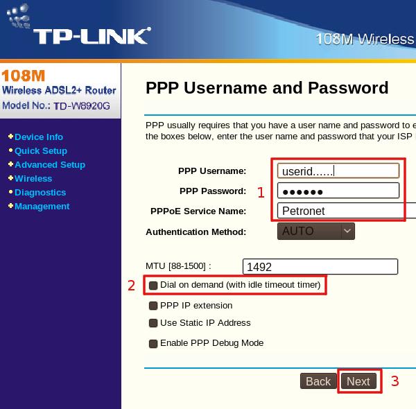 W sekcji Connection Type wybierz PPP over Ethernet, następnie Next. Krok6 Uruchom przeglądarkę internetową i wejdź na adres http://9.68.