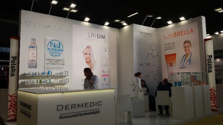 Spółka wzięła udział w Międzynarodowych Targach Kosmetycznych Cosmoprof Bolonia, które odbyły się w dniach 17-20 marca 2017. Nasze stoisko odwiedzili przedstawiciele ponad 70 firm z 50 krajów.